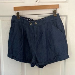 Madewell Navy Cotton Shorts